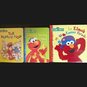 Elmo's  BOARD  BOOKS (bunny, ducky, Easter)